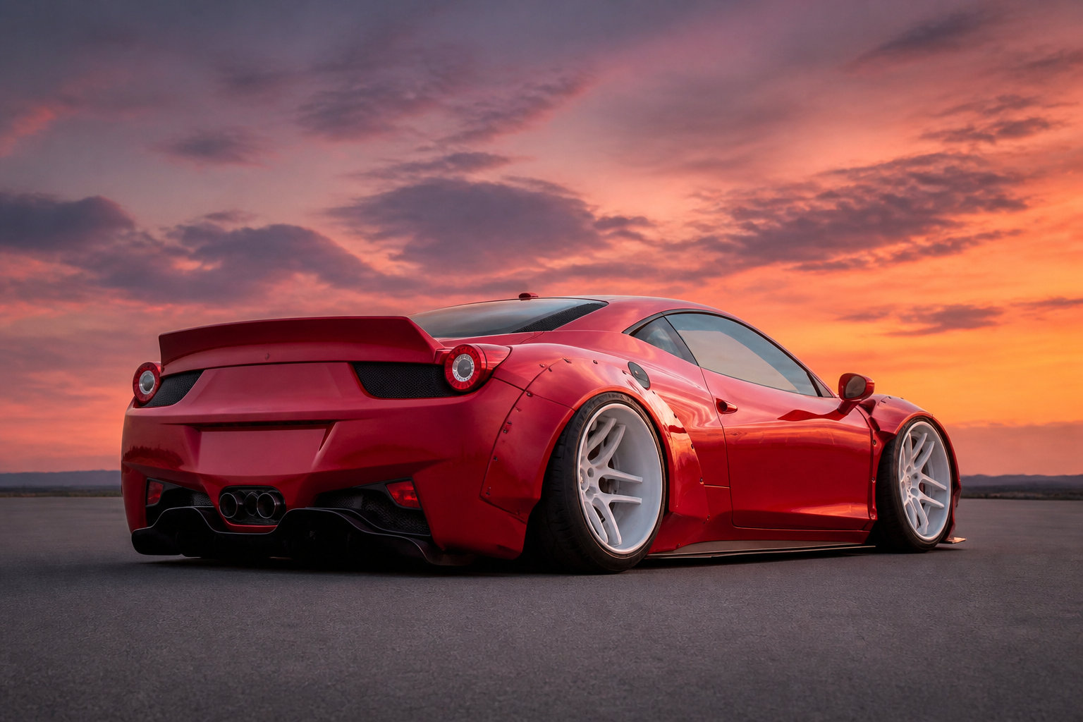 The Liberty Walk Ferrari 458 Widebody Transformation