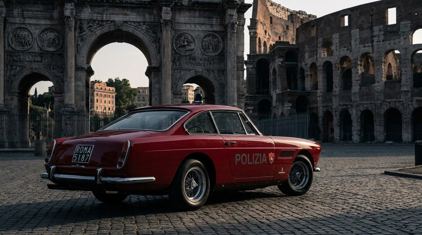 Armando Spatafora’s legendary police Ferrari