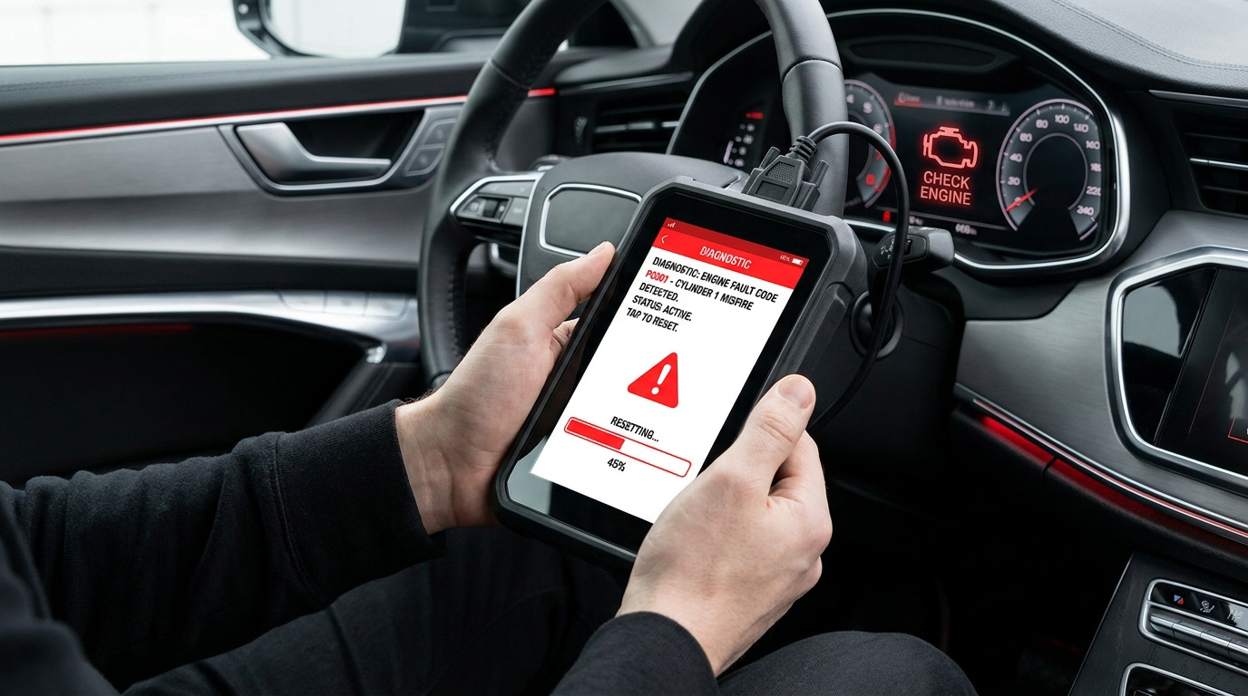 How to reset engine light and clear fault codes