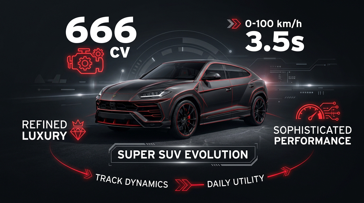 Lamborghini Urus S luxury super SUV in motion